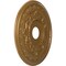 Ekena Millwork Baltimore PVC Ceiling Medallion (Canopies up to 7 3/4"), 19"OD x 3 1/2"ID x 1"P, Metallic Gold Rush CMP19BACGH - alternate 4